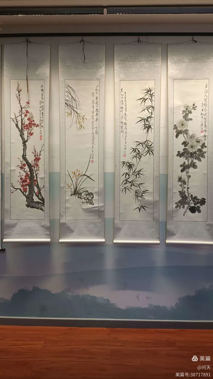 西峡籍女画家李红英2022国庆节李红英"美丽画卷献给祖国"个人画展记事